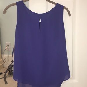 Purple keyhole high low top